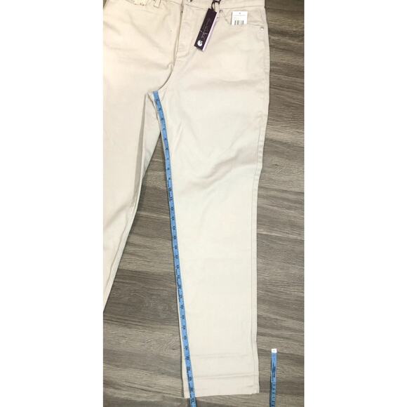 Gloria Vanderbilt Womens Amanda Slimming Jeans Size 12 Natural Sand - Picture 7 of 8